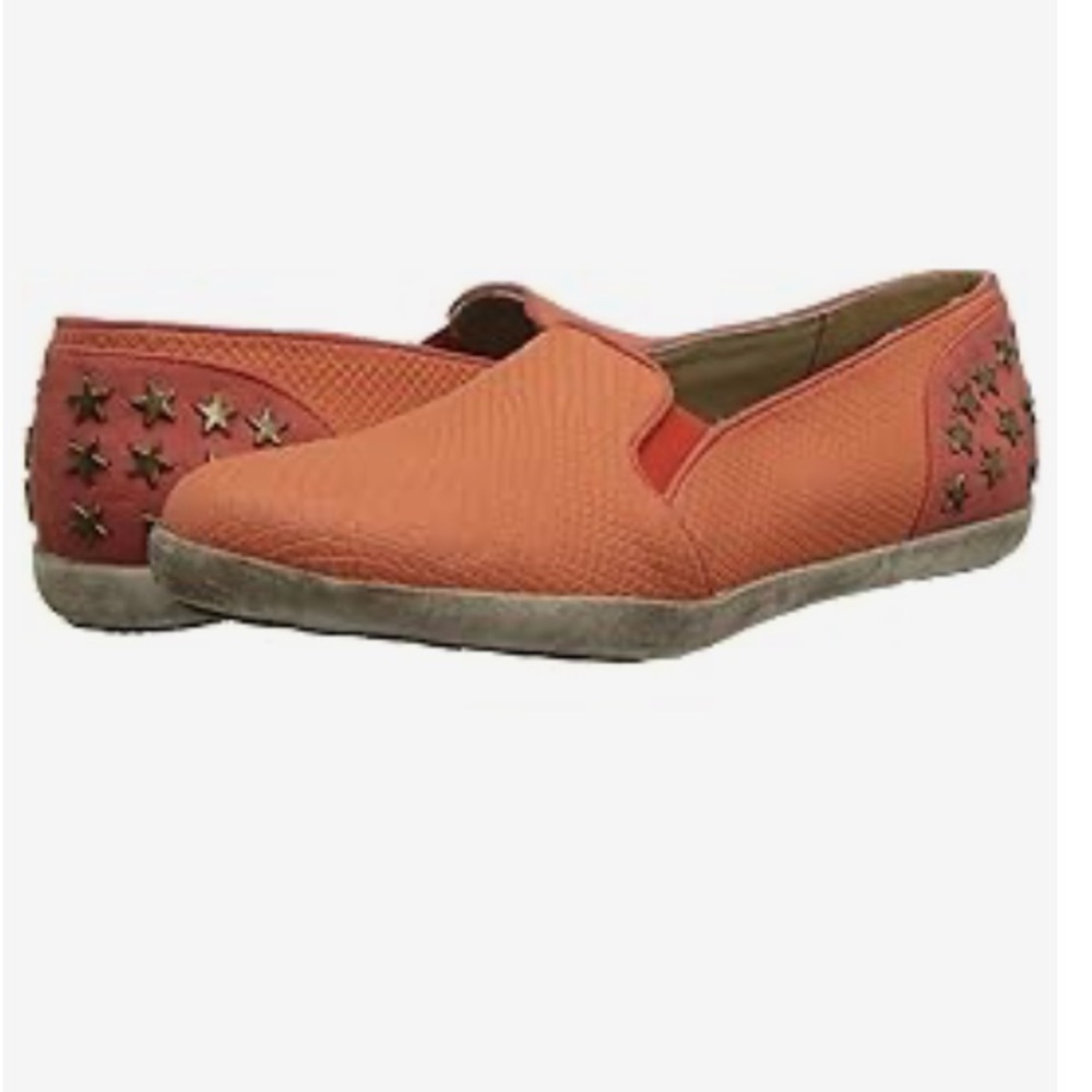 Michael Antonio slip on flats snakeskin & stars
